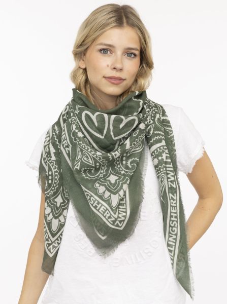 Viereckstuch Druck "Paisley Pattern"