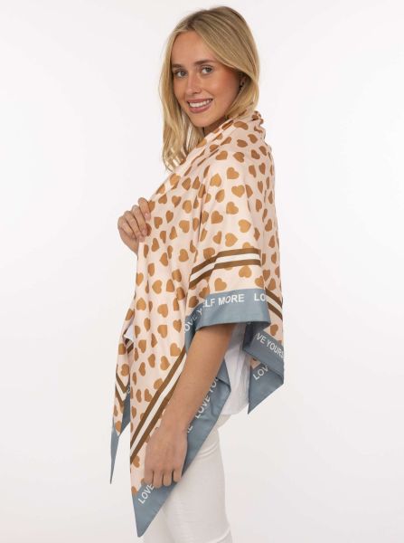 Dreieckstuch "Herzen Allover"