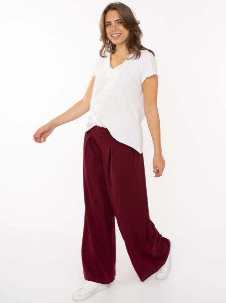 Oversize Stoffhose "Bundfalte"