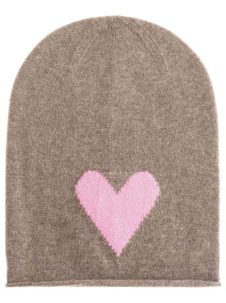 100% Kaschmir Beanie "Herz"