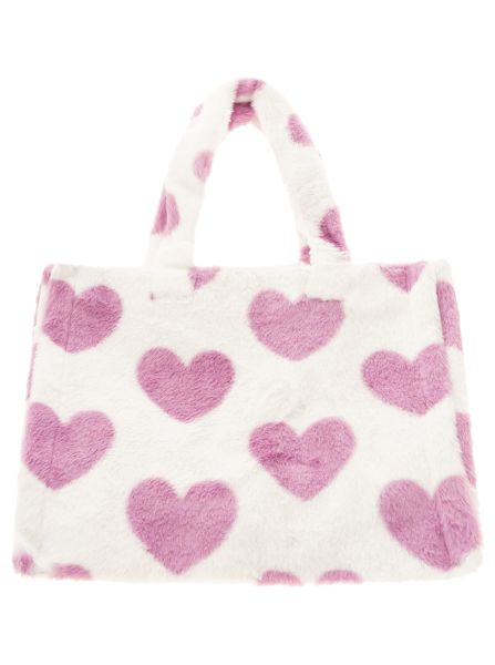 XXL Shopper Fake Fur "Herz"