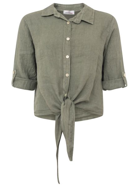 100% Leinen Bluse "Uni Summer"