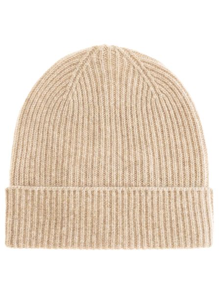 100% Kaschmir Beanie "Ribbon Pattern"