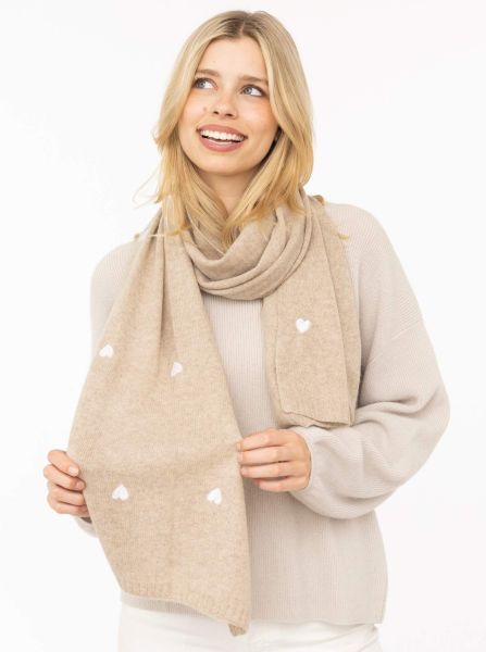 100% Cashmere Schal "Herzchen"