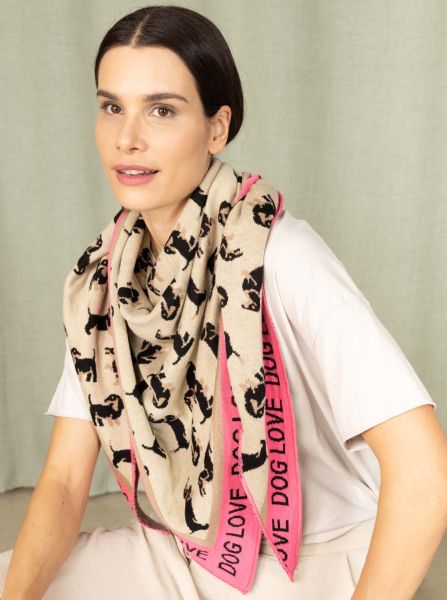 Dreieckstuch BW "Süßer Dackel"