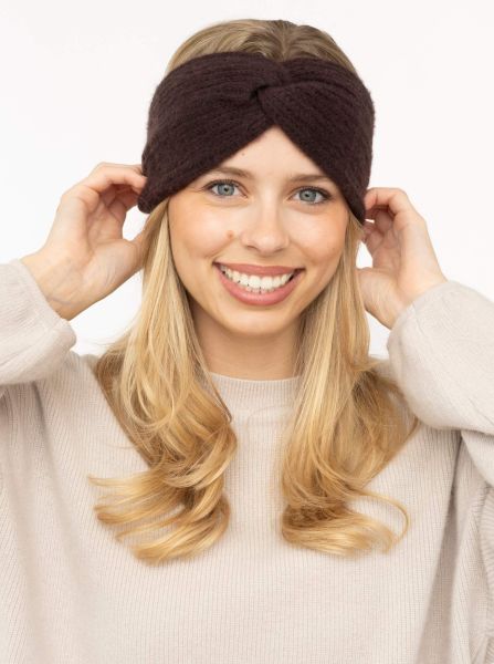 100% Cashmere Stirnband "Rippe"
