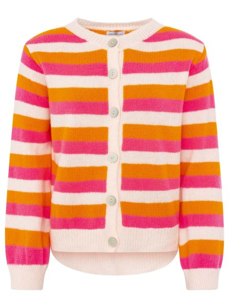 Cardigan Wollmix "Bunte Streifen"
