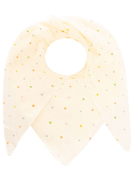Dreieckstuch Musselin "Punkte"