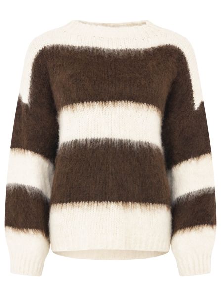 Oversize Kuschel Pullover "Streifen"