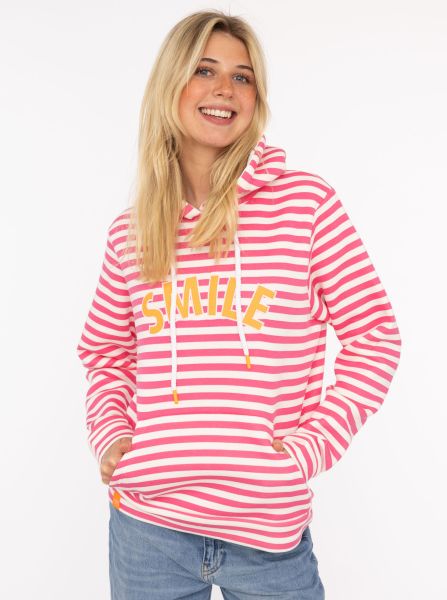 Hoodie "Streifen Smile"