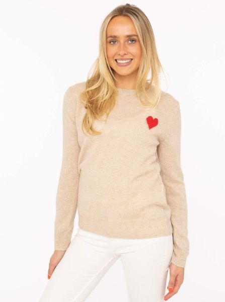 100% Cashmere Pullover "Herzi"