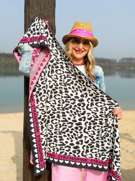 Dreieckstuch BW "Strandpink Herz Leo"