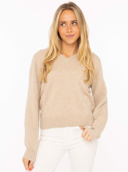 100% Cashmere V-Neck Loose