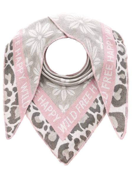 Dreieckstuch "Blumen & Leo"