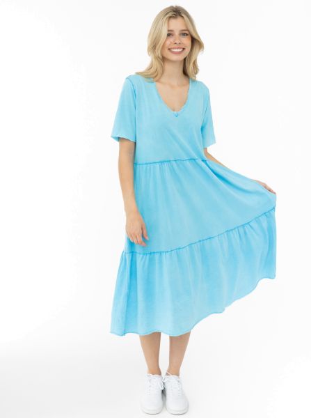 Maxikleid BW "Washed Out"