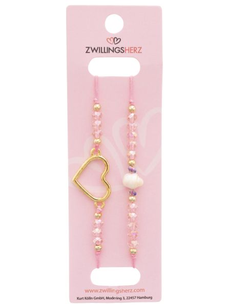 Armband "Herz & Muschel"