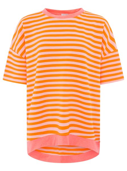 Oversize Shirt "Neon Streifen"