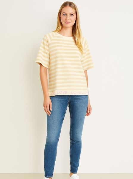 Shirt "Love & Streifen"