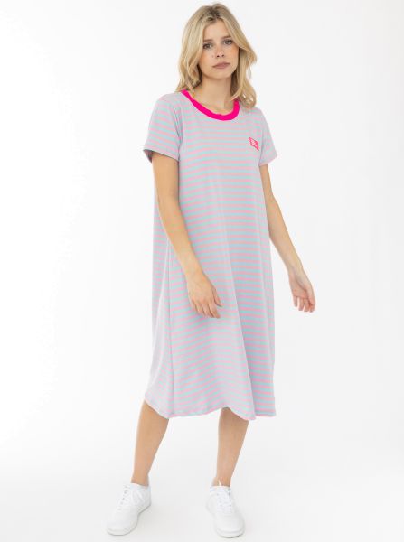Sweat Kleid "Neon Streifen"