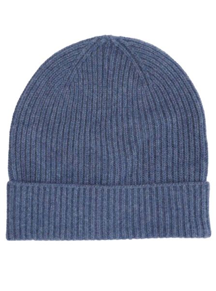 100% Kaschmir Beanie "Ribbon Pattern"