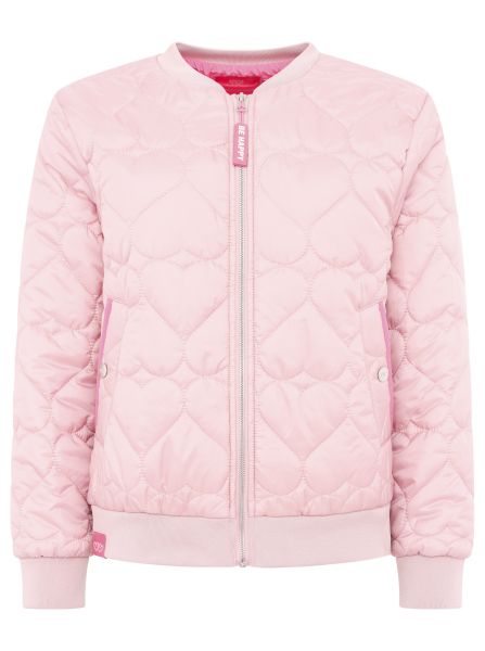 Bomberjacke "Be Happy Strandpink"