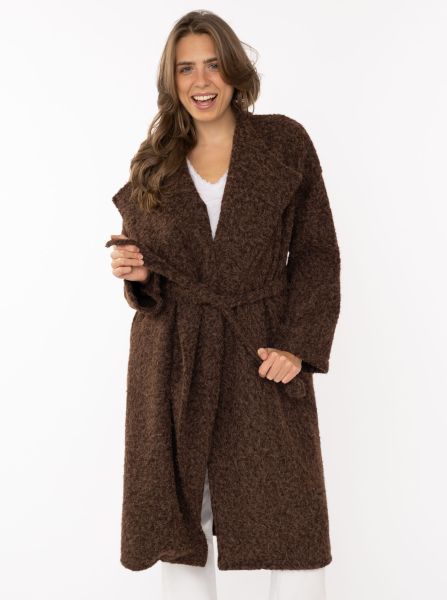 Oversize Wollmix Mantel "Schlaufe"