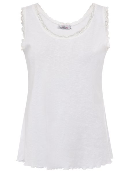 Tanktop Kaltfärbung "Spitze"