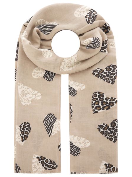 Schal "Safari Hearts"