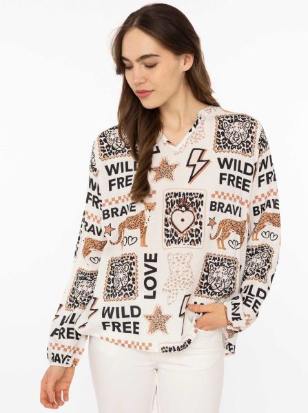 Bluse "Wild Love"