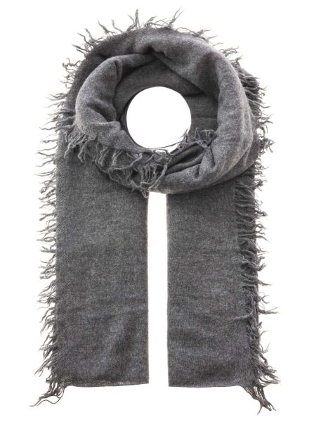 100% XXL Kaschmir Fransenschal "Uni"