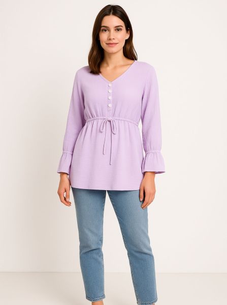 Musselin Bluse "BoHo"