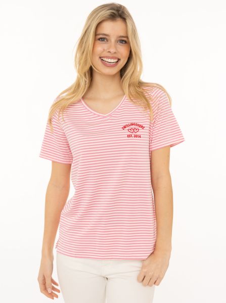 T-Shirt Streifen "Zwillingsherz"