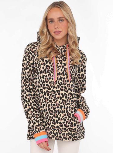 Hoodie "Leo Allover Neon Kante"
