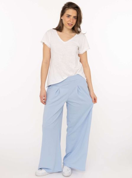 Oversize Stoffhose "Bundfalte"