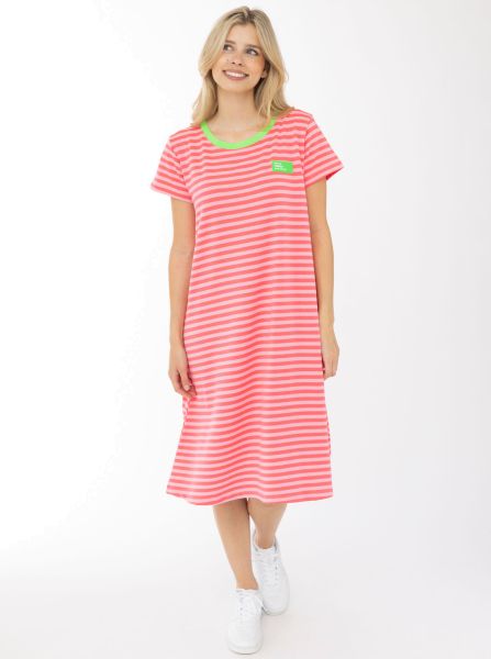 Sweat Kleid "Neon Streifen"