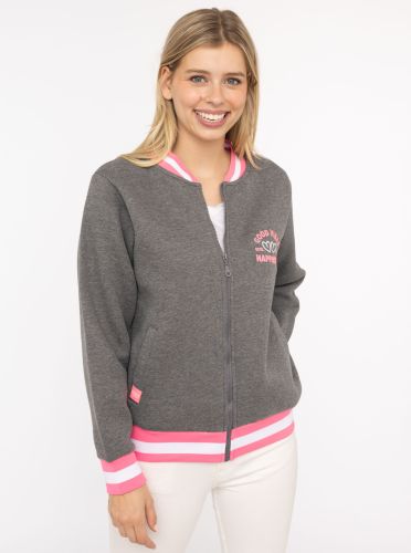 Sweatbomberjacke "College"
