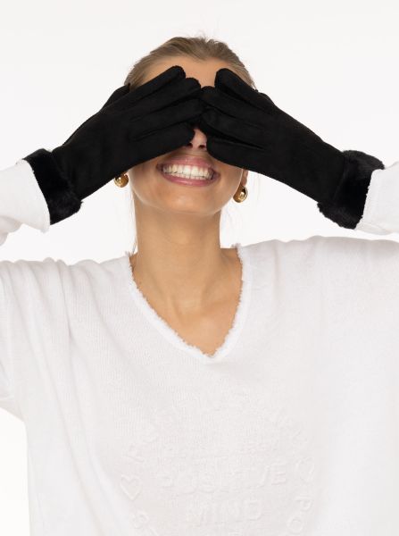 Handschuhe "Velor & Fell"