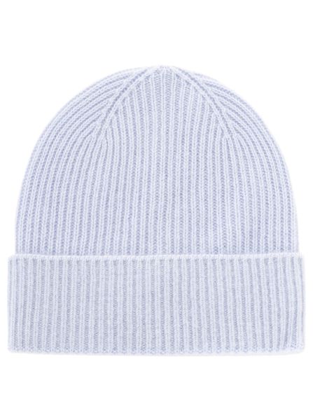 100% Cashmere Umschlagmütze "Rippe"