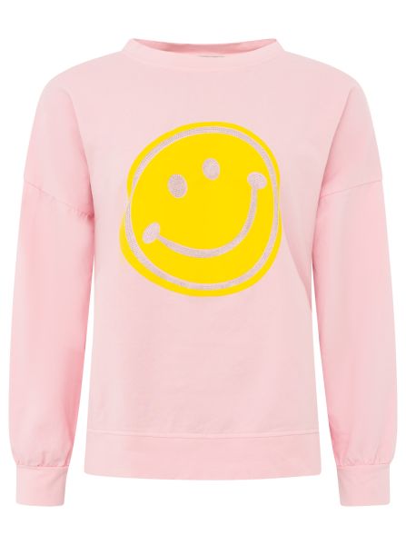 Sweatshirt BW "Smile & Strass"
