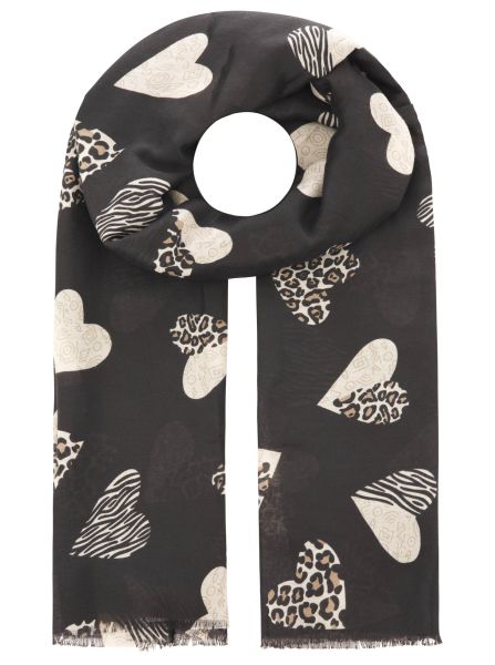 Schal "Safari Hearts"