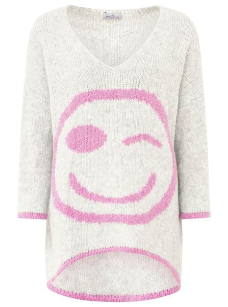 Oversize Pullover Wollmix "Smile"