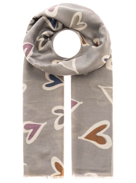 Schal "Winter & Herzen"