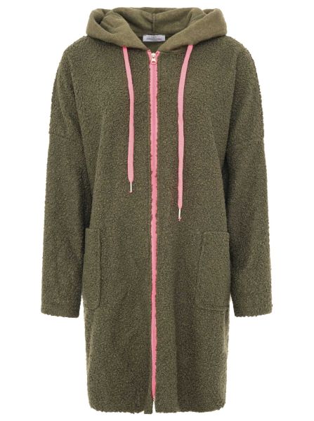 Oversize Teddy Mantel "Neon"