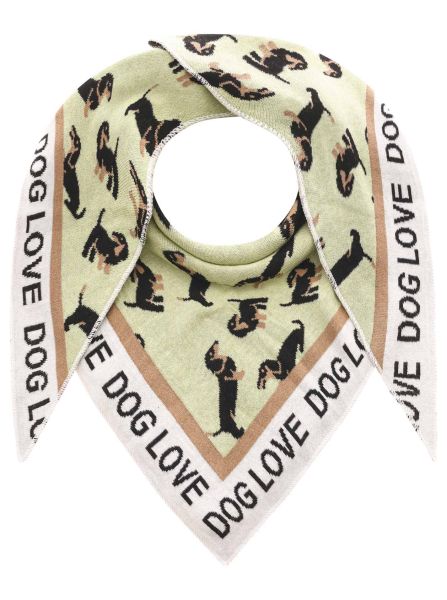 Dreieckstuch BW "Süßer Dackel"