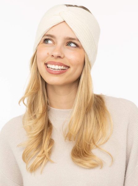 100% Cashmere Stirnband "Rippe"