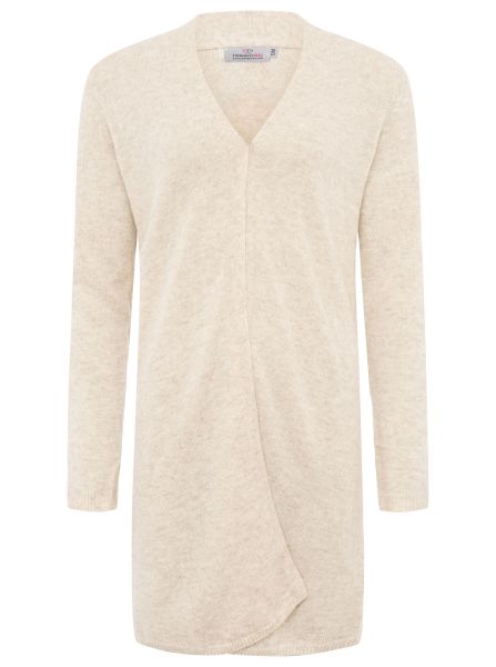 100% Kaschmir Strickjacke Lang "Uni"