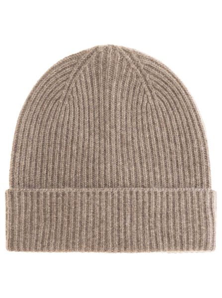 100% Kaschmir Beanie "Ribbon Pattern"