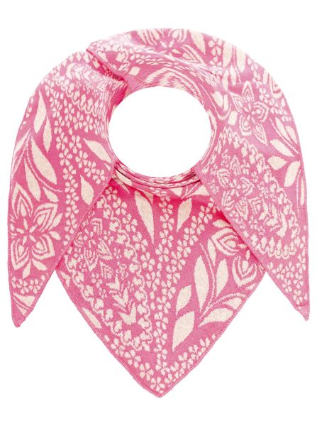 Dreieckstuch BW "Paisley Blätter"