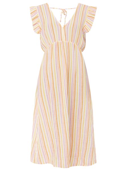 Musselin Kleid "Sommer Streifen"