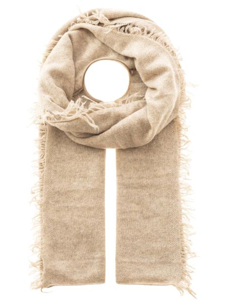 100% XXL Kaschmir Fransenschal "Uni"